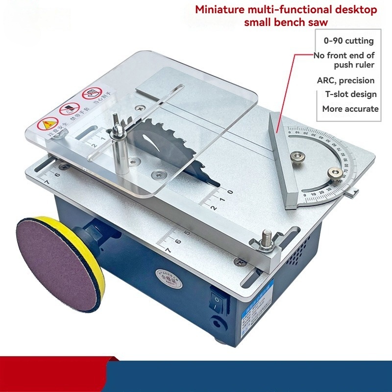 Mini 120W Bench Saw Adjustable - Mini Table Saw For Woodworking recension och pris