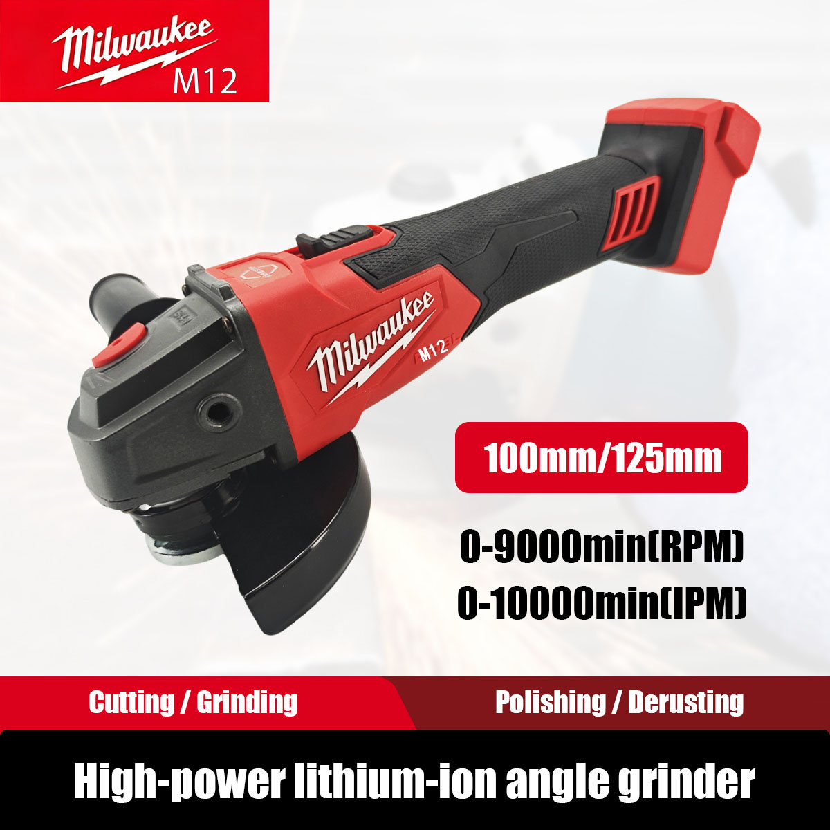 MilwaukeeM12 M18 Brushless Ang - Brushless Angle Grinder Battery Powered recension och pris