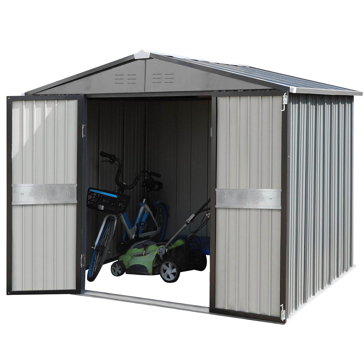 10' x 10' Outdoor Storage Shed - Garden Tools recension och pris