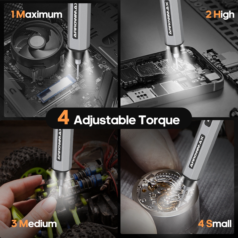 ARROWMAX Precision Electric Sc - Electric Screwdriver Rechargeable Usb recension och pris