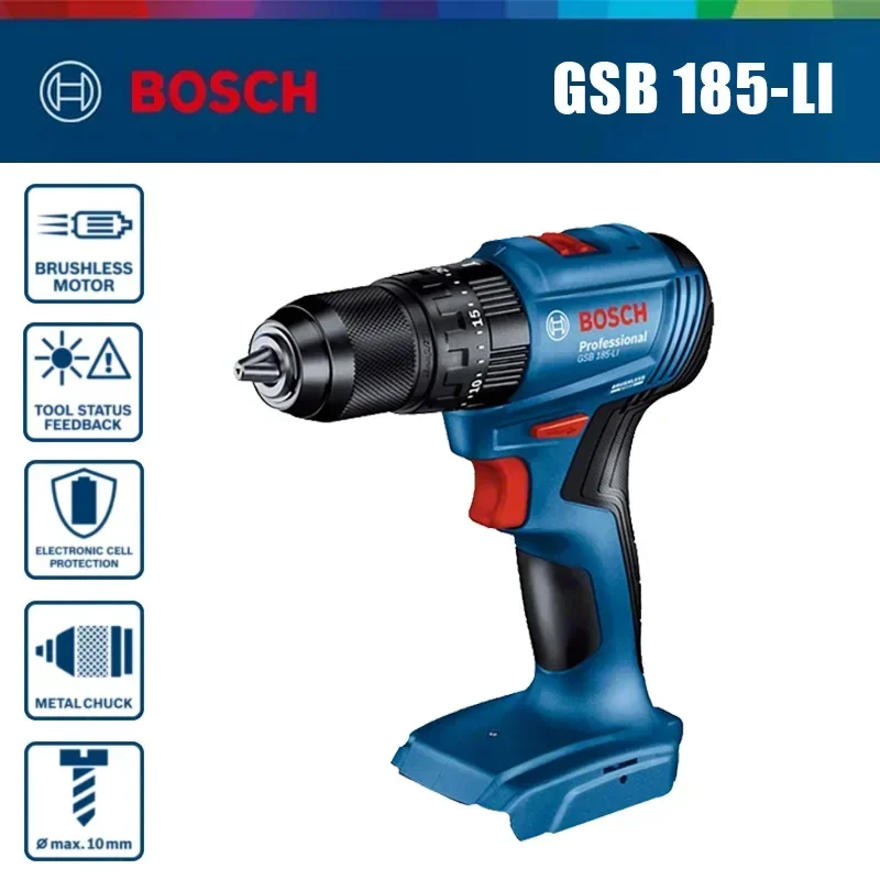 Bosch GSB 185-LI 18V Brushless - Brushless Cordless Electric Drill 18V recension och pris