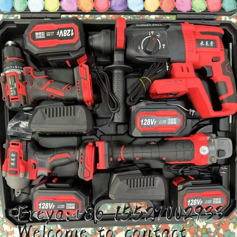 Brushless Power Tools 4-piece  - Brushless Angle Grinder Battery Powered recension och pris