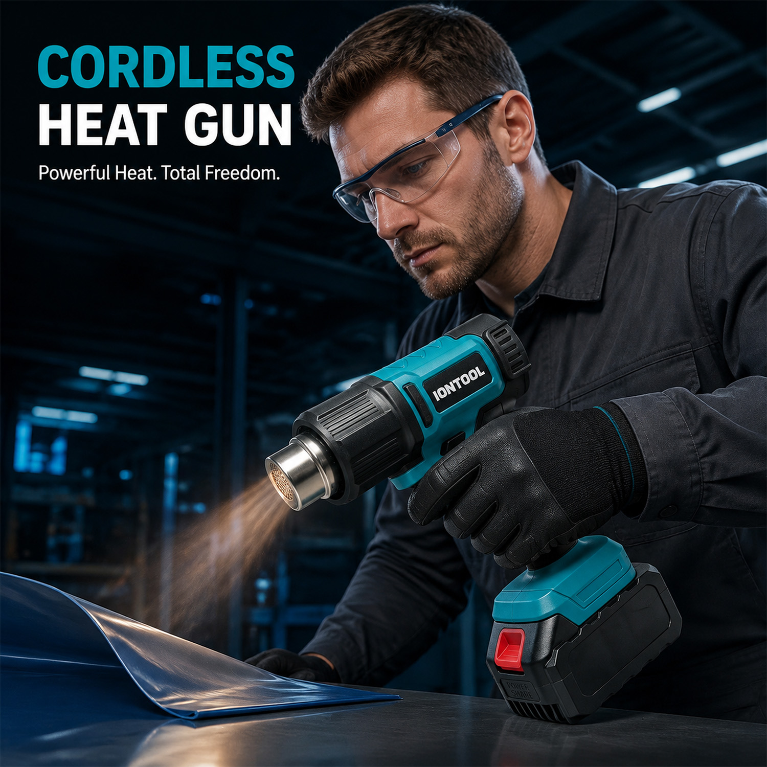 IONTOOL 550℃ 250/500LPM Cordle - Cordless Heat Gun For Shrink Tubing recension och pris